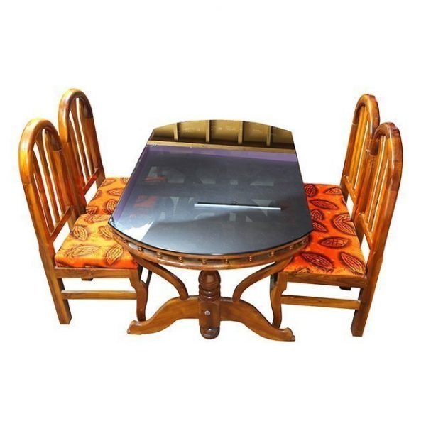 Wooden Dining Table with four chairs
