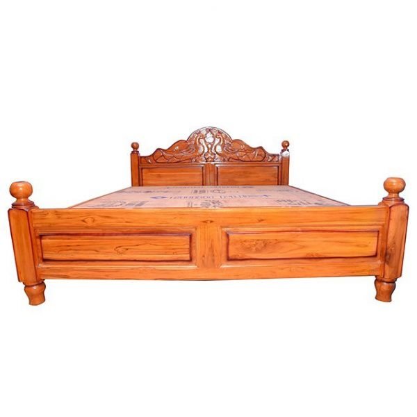 Wooden Teakwood Cot Sale in Pondicherry Sri Ganesan Furniture