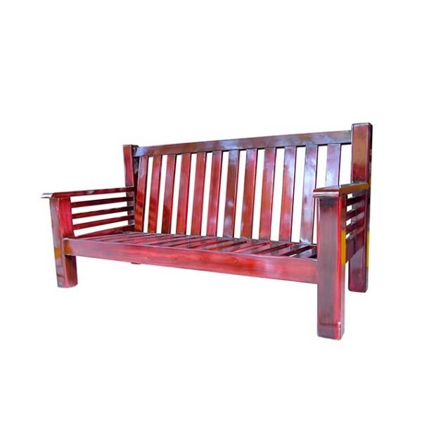 wooden sofa three seater with Cushion