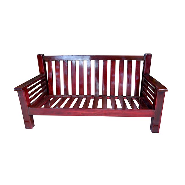 Wooden sofa three seater with Cushion