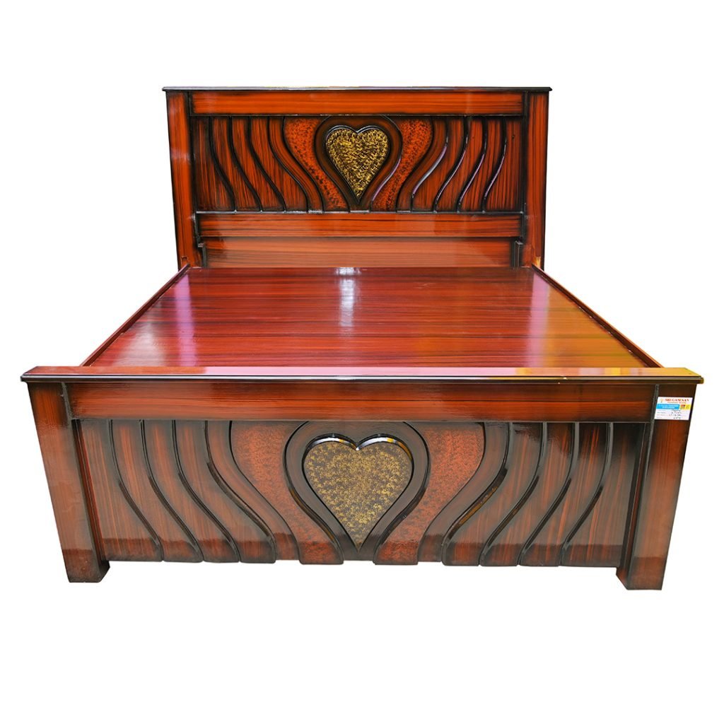 Wooden Cot with Queen size Model - Sri Ganesan Furniture