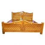 King Size Cot-woodencotfrontview