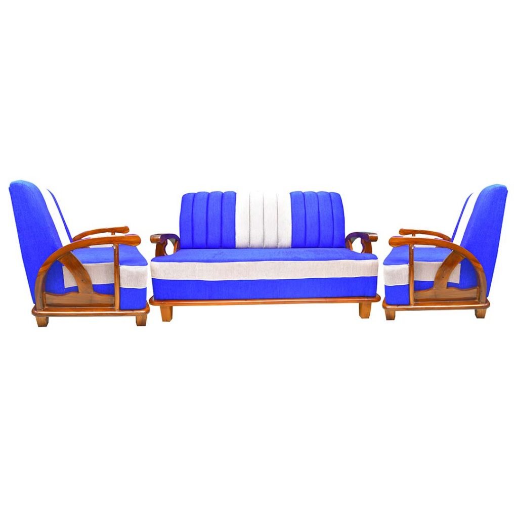 Wooden sofa set with Cushion in Pondicherry Sri Ganesan Furniture