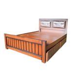 Double Drawer Storage Cot - side View