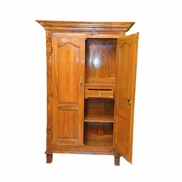 Wooden Almirah Plain Model - Door Open Front