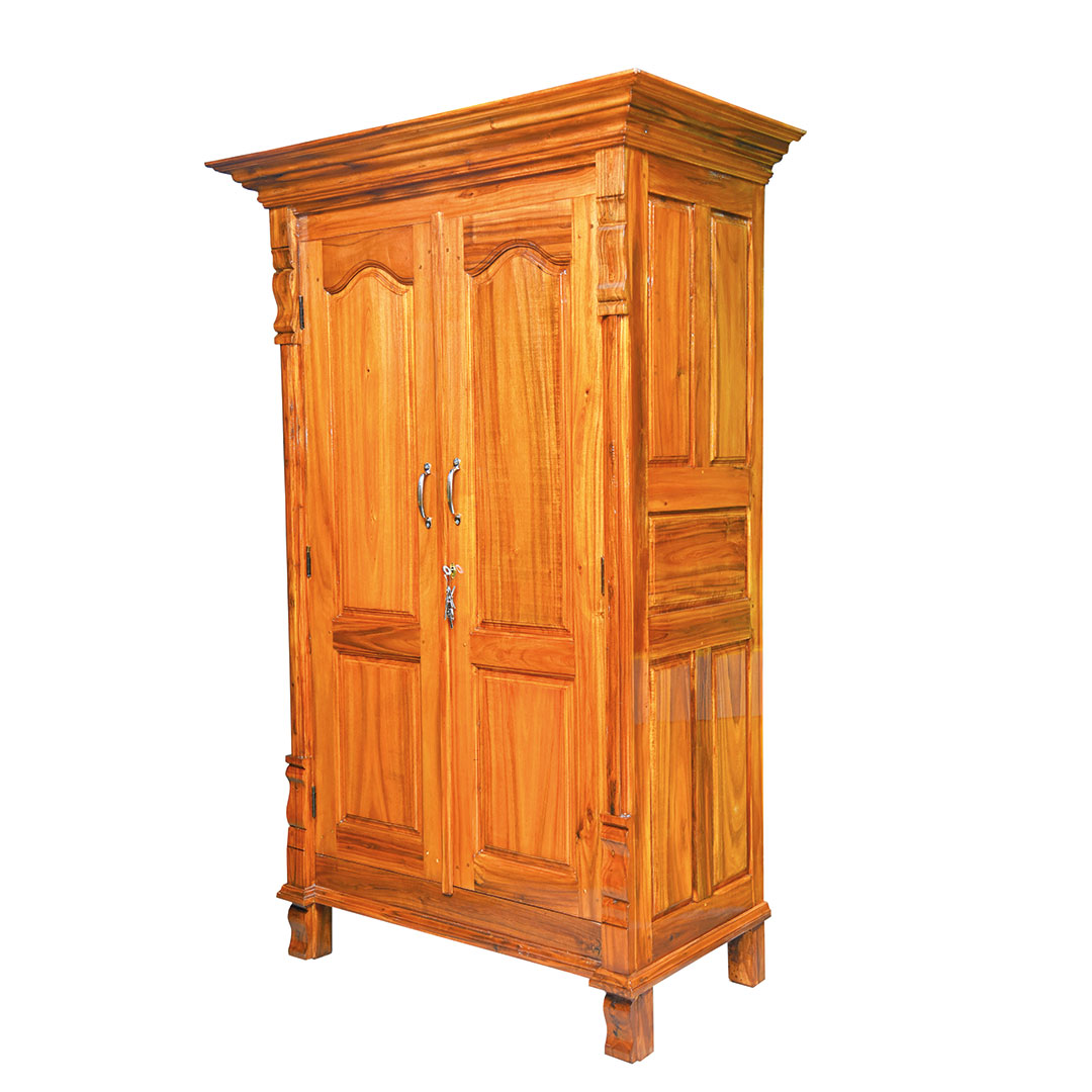 Wooden Almirah Plain Model - Sri Ganesan Furniture