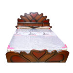 Sunflower Model King Size Box Cot-Frontview