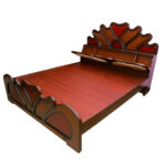 Sunflower Model King Size Cot-sideview