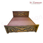 Gold Model King Size Cot-front view