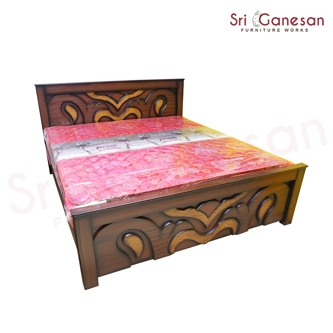 Gold Model King Size Cot- Sideview