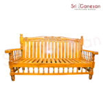 HY3 Three seater wooden sofa with set