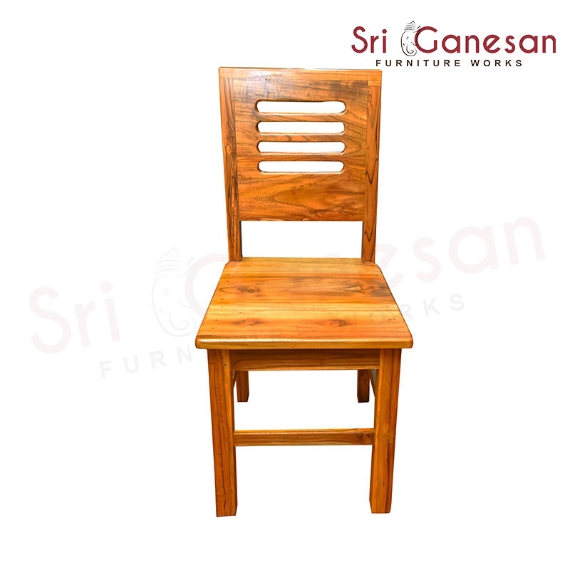 Six Seater Chair of Nigerian Teakwood Dining Table